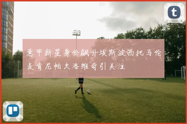 意甲新星身价飙升埃斯波西托马伦麦肯尼帕夫洛维奇引关注